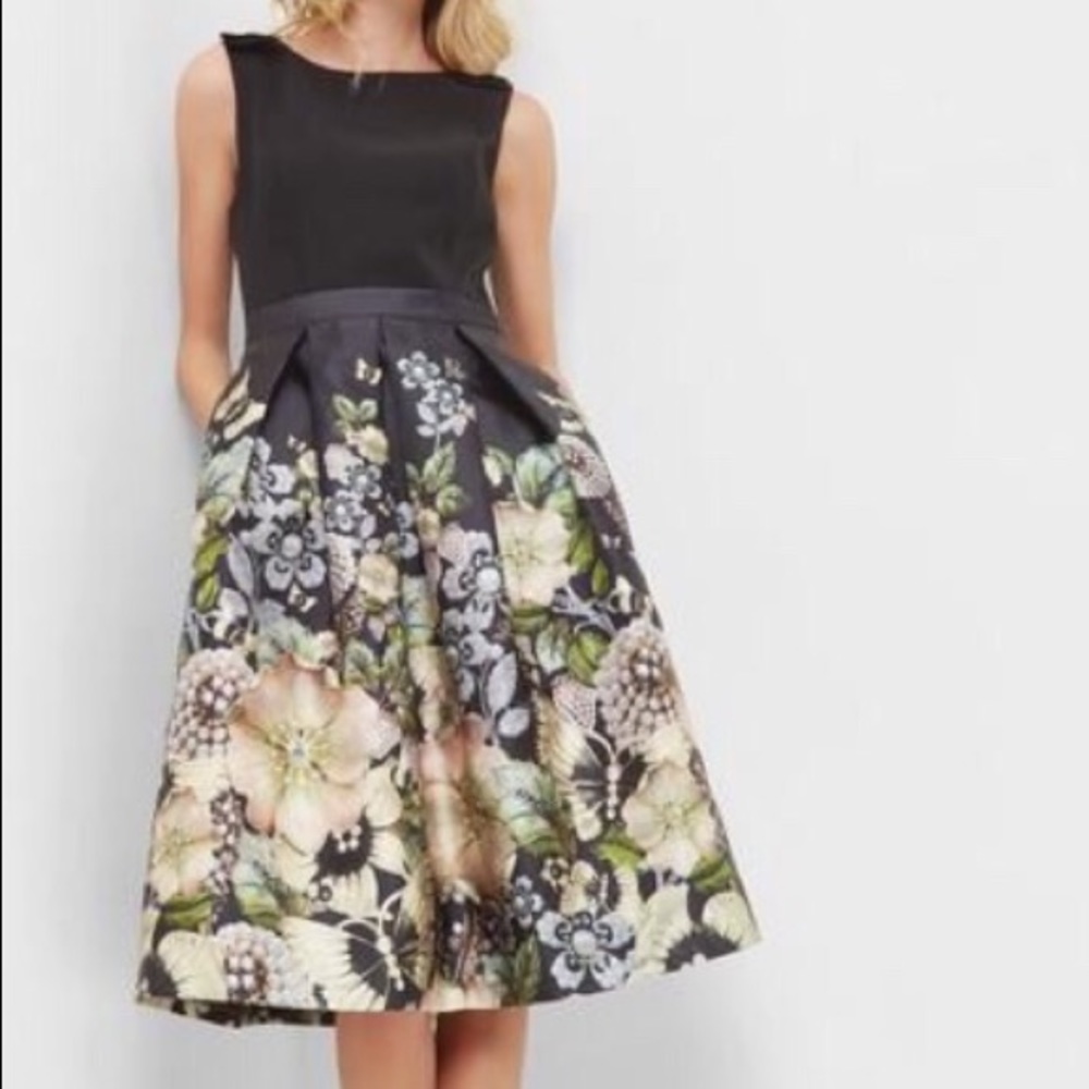NWOT Ted Baker Felicity Gem Gardens Dress